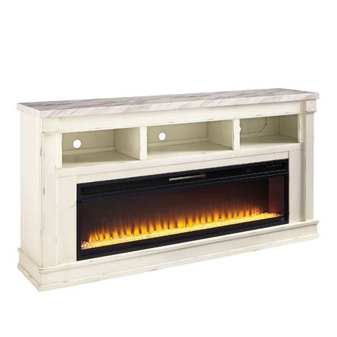 Becklyn Extra Large TV Stand W/ Wide Fireplace Signature Design ...