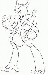 Coloring Pages Pokemon Mewtwo  Home sketch template