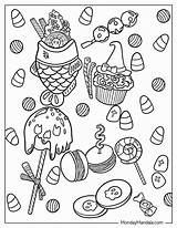 Candy Corn Coloring Pages Halloween Spongebob sketch template