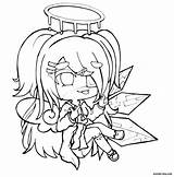 Gacha Life Coloring Pages Tomboy sketch template