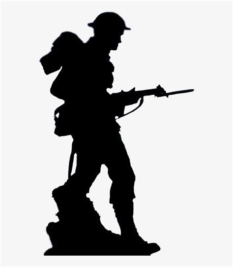 Ww1 Soldier Silhouette Template