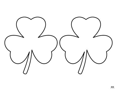 Shamrock Templates & Coloring Pages - 30 FREE Printables - PrintaBulk