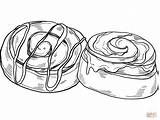 Cinnamon Rolls Coloring Page Free Printable  Home sketch template