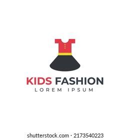 Kids Fashion Logo Design Template Stock Vector (Royalty Free ...