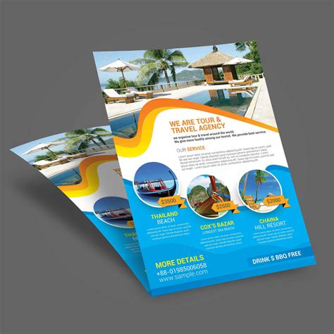 Travel And Tourism Brochure Templates Free – Sample.gelorailmu.com