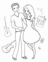 Boyfriend And Girlfriend Coloring Pages At GetColoringscom  Free sketch template