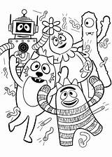 Yo Gabba Coloring Pages  Best For Kids sketch template