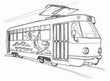 Tram coloring Pages To Download And Print For Free sketch template