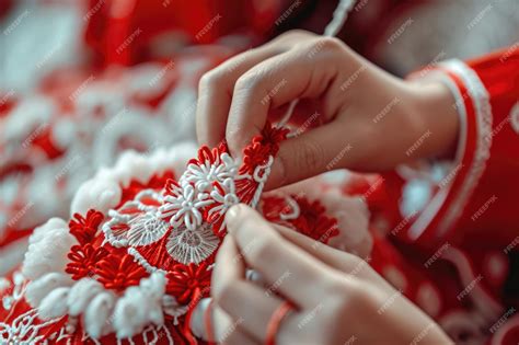 Premium Photo | The craftsmanship involved in creating intricate Martisor symbols