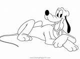 Pluto Coloring Page sketch template