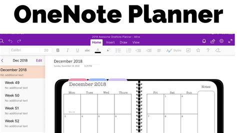 OneNote Planner - The Awesome Planner for Microsoft OneNote - YouTube