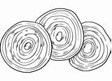 Slices Of Onion coloring page  ColouringPages sketch template