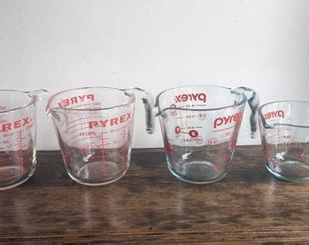 Pyrex Glass Measuring Cups - Etsy