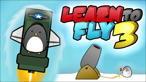 FLYING PENGUINS TRYING TO REACH THE MOON // Learn To Fly 3 Gameplay #1 ...