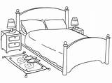 Nice Bed Coloring Page  Free Printable Pages For Kids sketch template