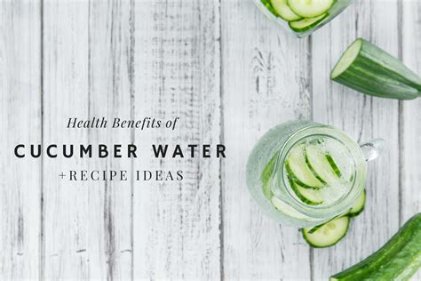 cucumber lemon mint water benefits