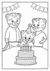 Daniel Tigers Neighborhood Coloring Pages Free Printable PDFs  sketch template