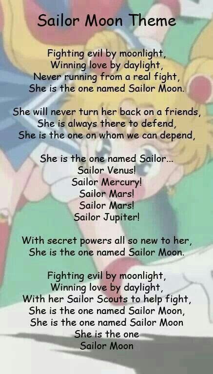 Sailor Moon theme song (English version) | Sailor Moon Amino