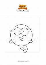 Coloring Page Amphibia Seamstress  Supercoloredcom sketch template