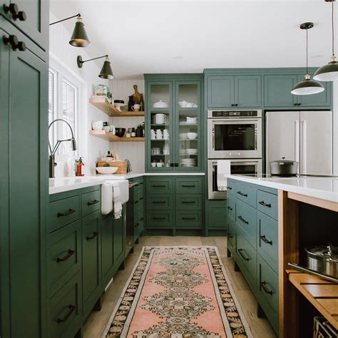 Green Kitchen Cabinets | Centsational Style