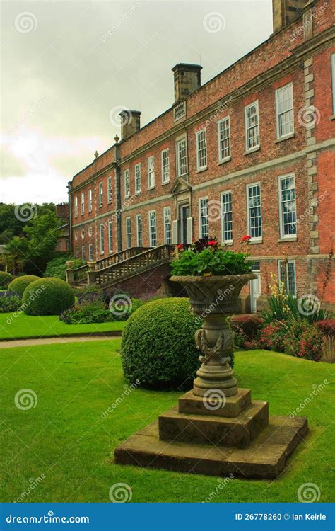 Erddig Hall stock photo. Image of landscape, wales, lawn - 26778260