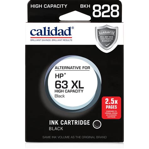 Calidad Hp Printer Ink 63 Xl Black each | Woolworths