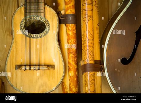 Eastern European musical instruments Stock Photo - Alamy