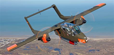 The North American Rockwell OV-10 Bronco is a turboprop light attack ...