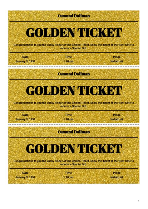 Golden Ticket Template PDF Templates Jotform | atelier-yuwa.ciao.jp