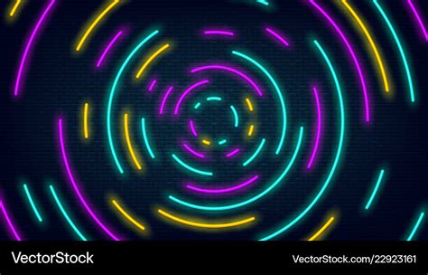 Neon lines background Royalty Free Vector Image