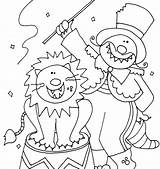 Circus Ringmaster Coloring Pages sketch template
