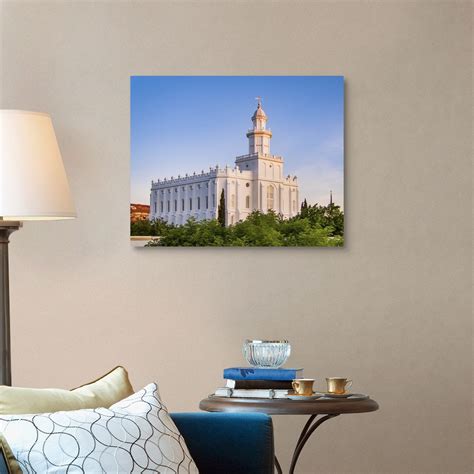 St. George Utah Temple, First Light, St. George, Utah Wall Art, Canvas Prints, Framed Prints ...