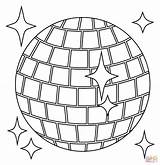 Disco Ball Coloring Pages Sketch Page sketch template