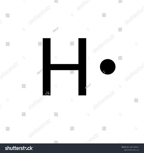 Lewis Dot Structure Hydrogen Stock Vector (Royalty Free) 2067366011 ...