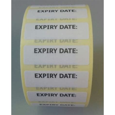 "Expiry Date" Stickers Pack 1000