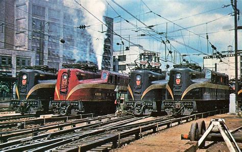 PRR "GG-1" Locomotives: Roster, Crash, Paint Schemes, 4876