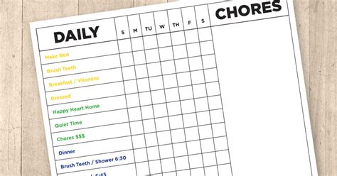 Reward Chart for the ADHD Child – FREE Printable / Editable Download ...