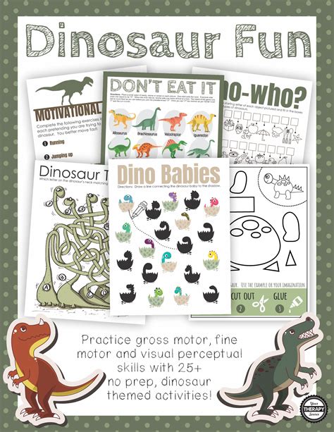 Dinosaur Games for Kids - Your Therapy Source