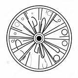 Colorful Spin Wheel Coloring Page 27955 22091 sketch template