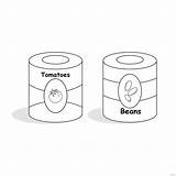 Canned Foods Coloring Page In EPS PDF JPG  Download Templatenet sketch template