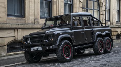 Kahn Reveals Flying Huntsman 6x6 Defender Double Cab Pickup Truck - autoevolution