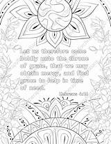 Scripture Coloring Pages For Adults sketch template