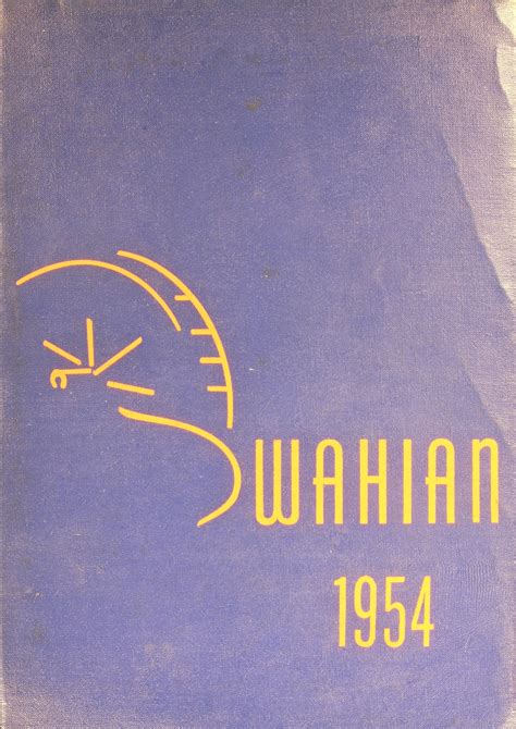 1954 yearbook from Washburn High School from Minneapolis, Minnesota