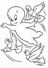 Casper The Ghost Coloring Pages At GetColoringscom  Free Printable sketch template