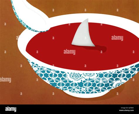 Shark Fin Soup Stock Photo - Alamy