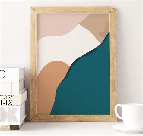 Scandi Abstract print | nordic wall art, scandinavian art, modern decor affiche scandinave ...