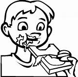 Eating Coloring Pages At GetColoringscom  Free Printable Colorings sketch template