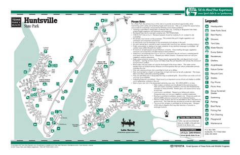 Huntsville State Park Trail Map - Printable Map