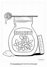 Honey Coloring Pages sketch template