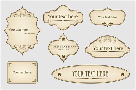 vintage labels for jars | Printable label templates, Labels printables free templates, Labels ...